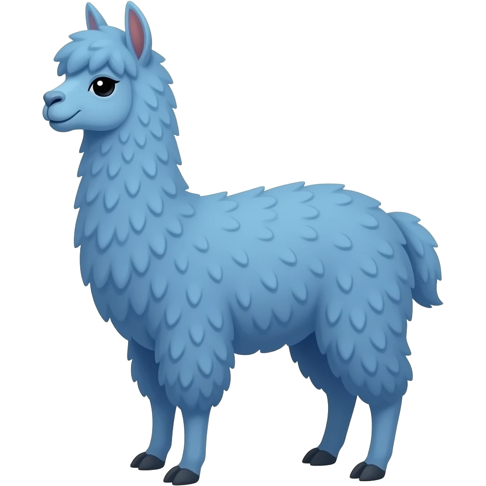 Llamas azules emoji