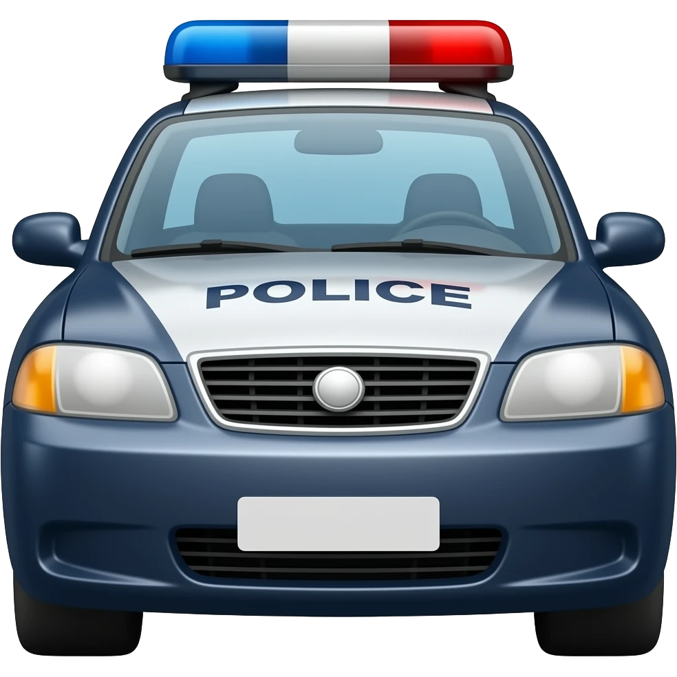 police car emoji