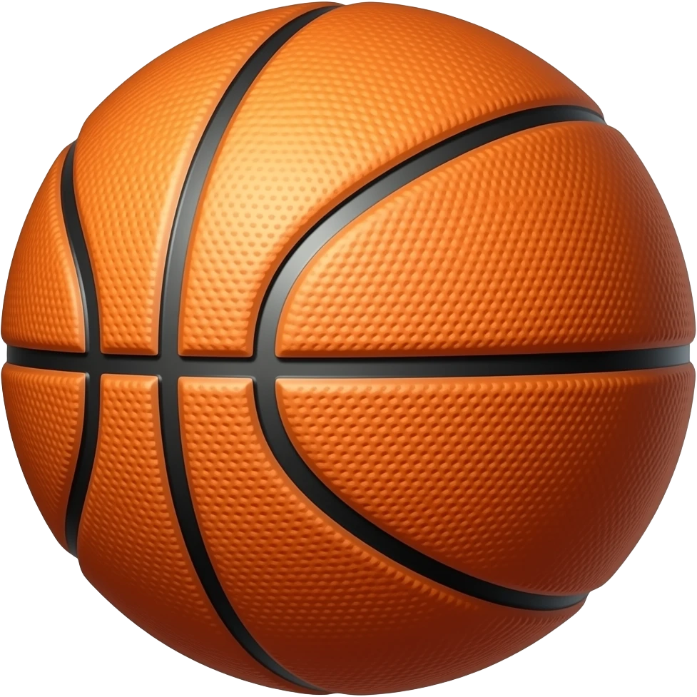 basketball 3/4 ios emoji emoji