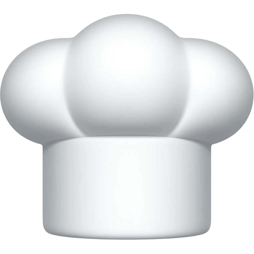 tall chef hat emoji
