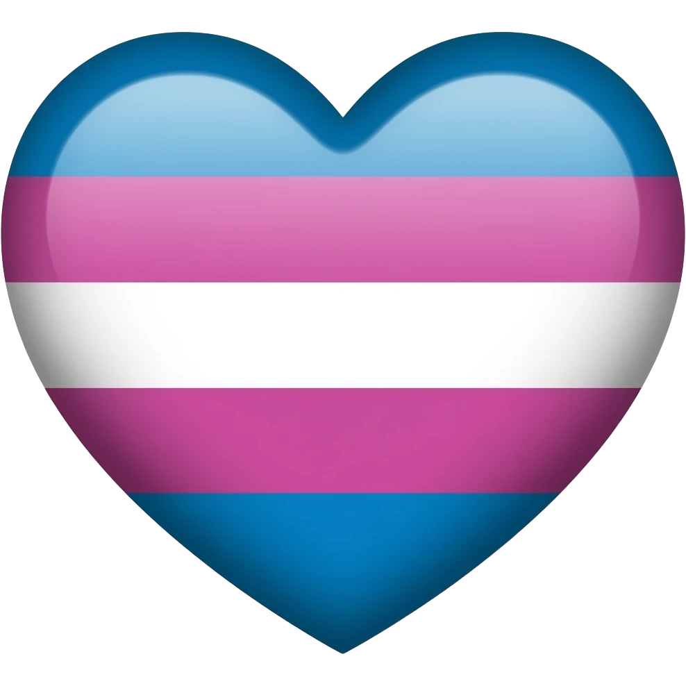 Lesbian flag heart emoji