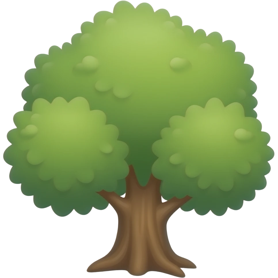 salix the tree sort create an icon for it same style as leaf for ios emoji