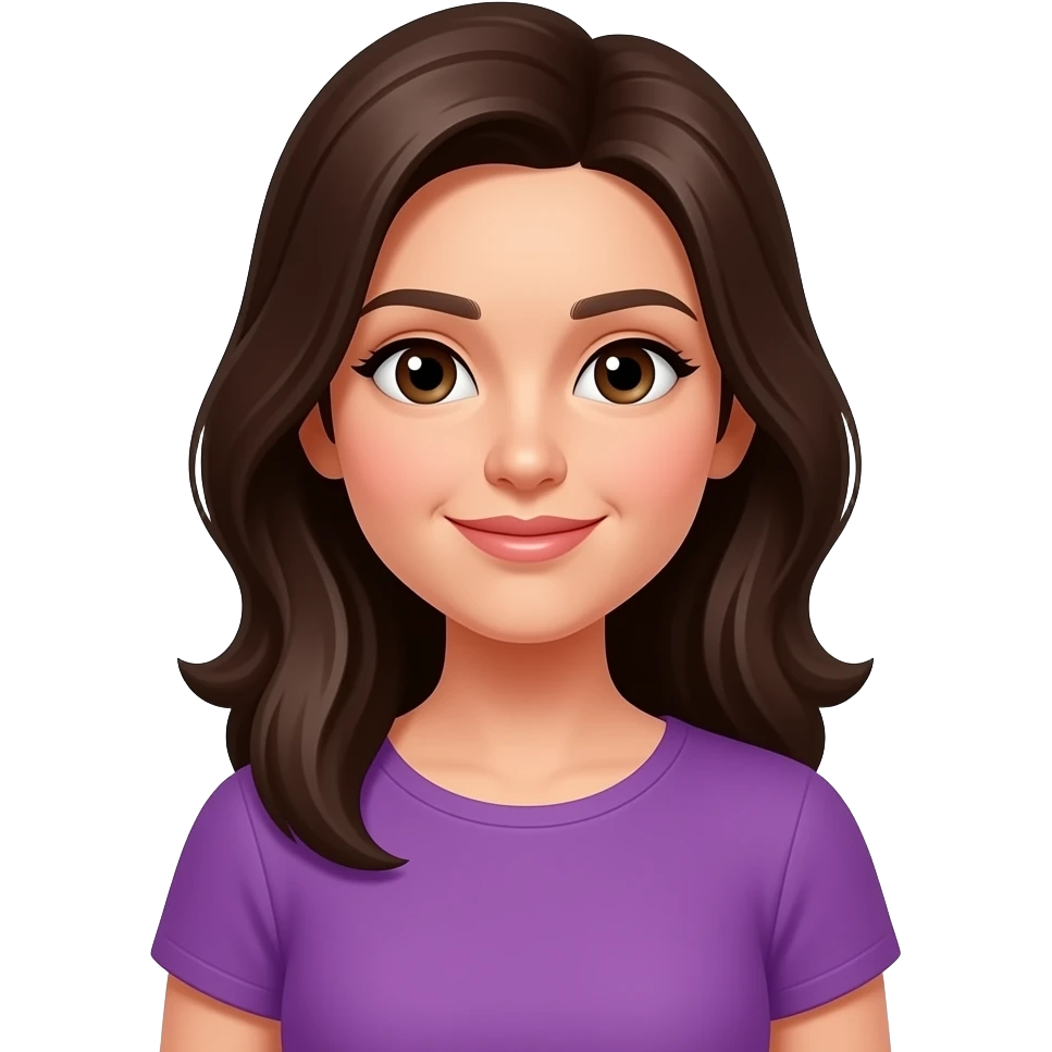 purple top woman emoji