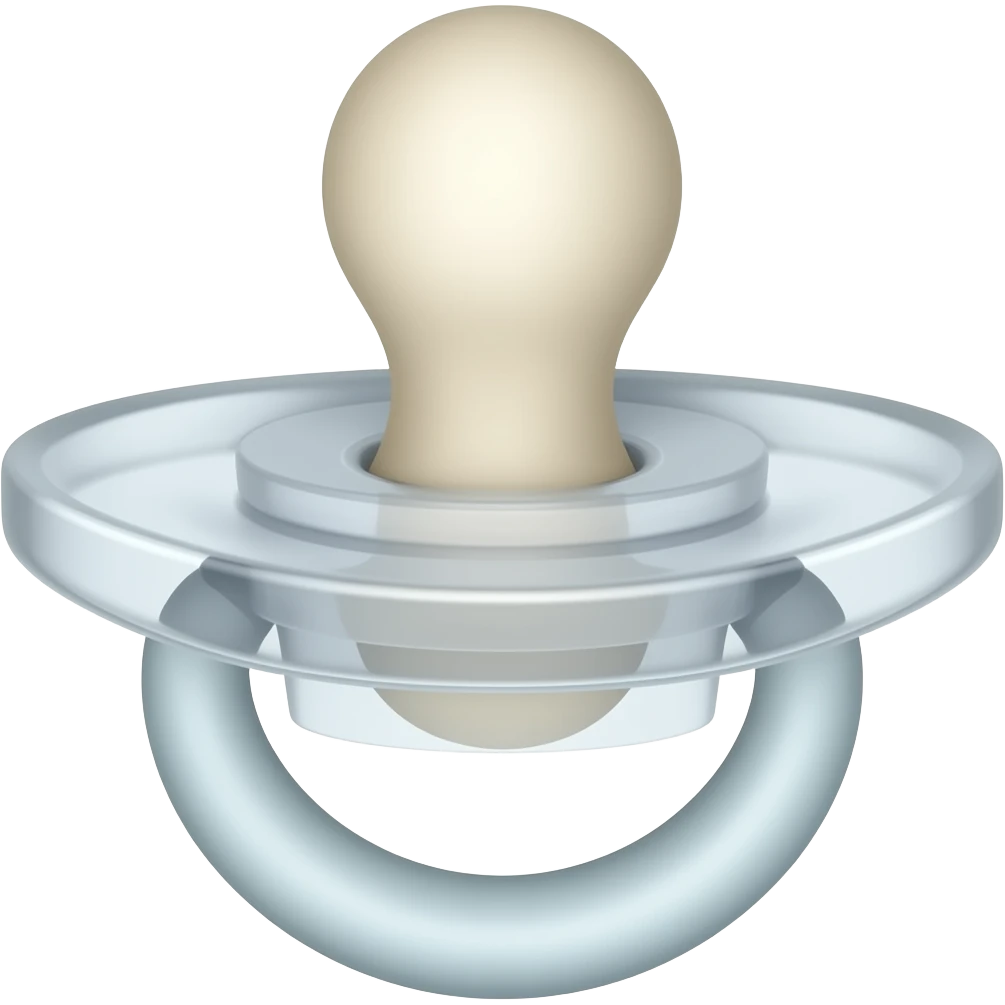 Marshmallow pacifier emoji