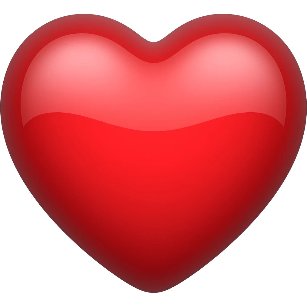 red heart emoji