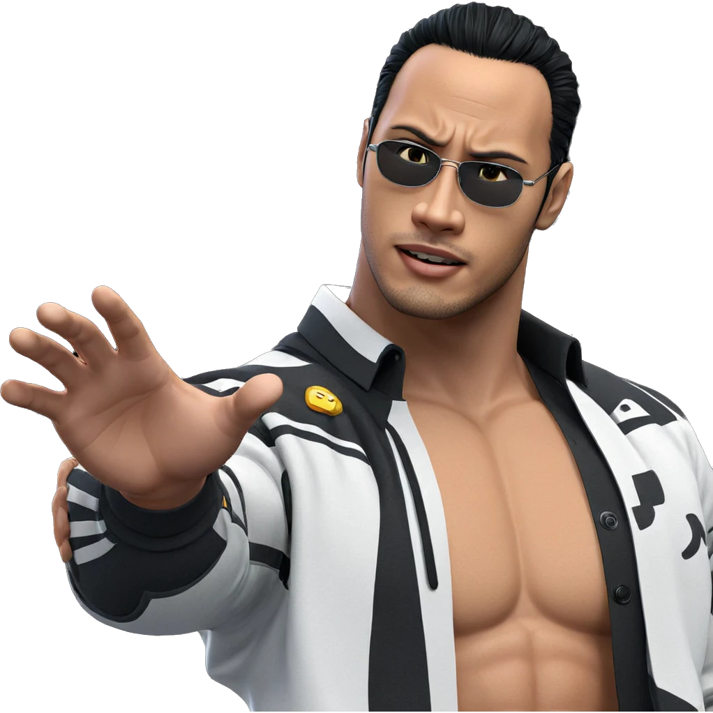 cool guy with black hair emoji