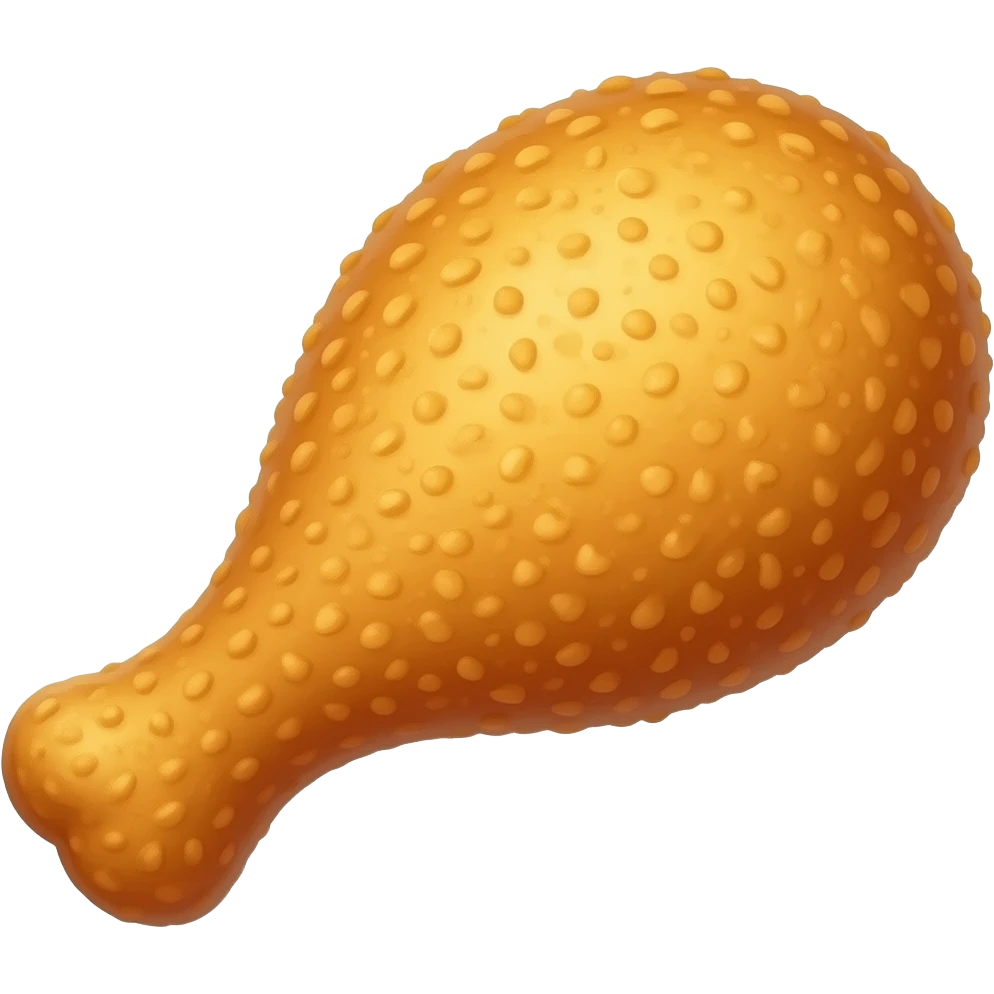 A chicken nugget emoji