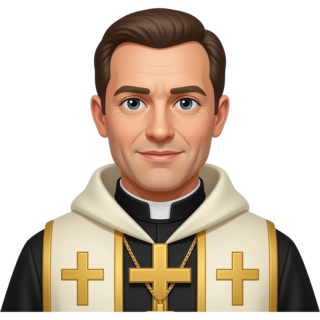 Attention the priest is here emoji