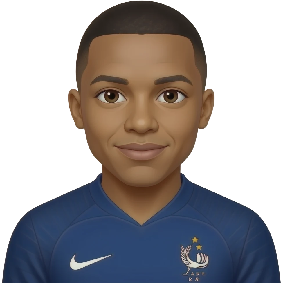 Mbappe in France emoji