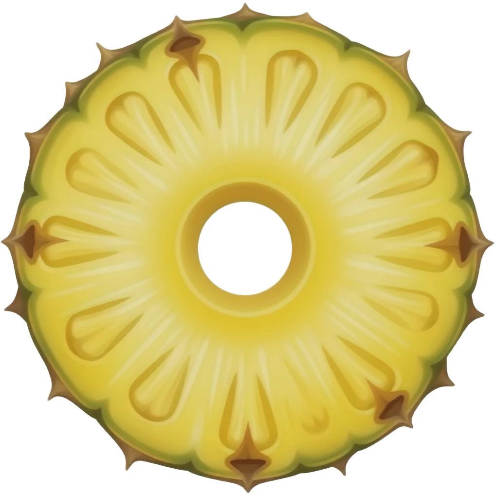 Rondelles d’ananas emoji