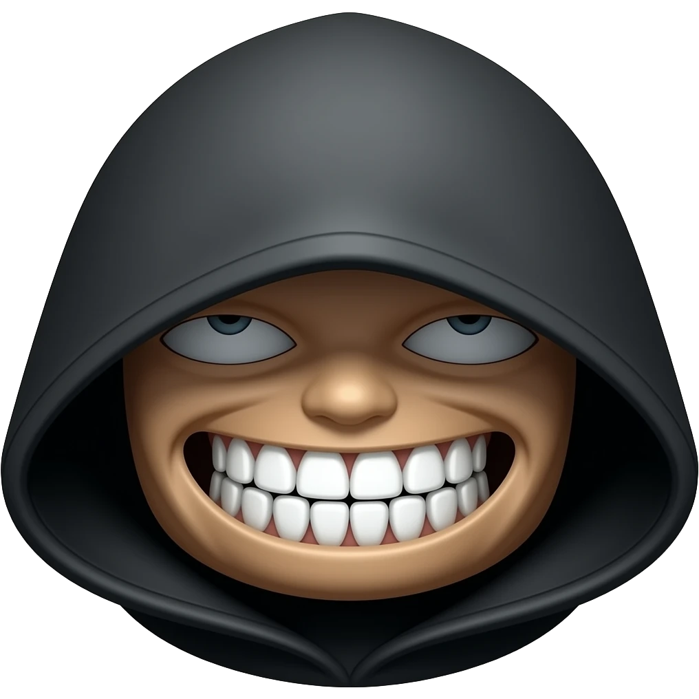 Capucha con dientes de diamante emoji