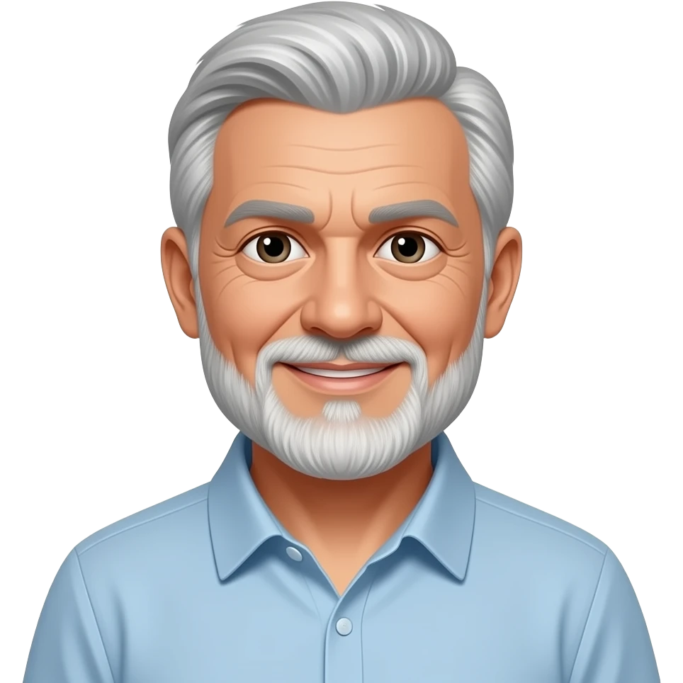 Caucasian seventy five years old emoji