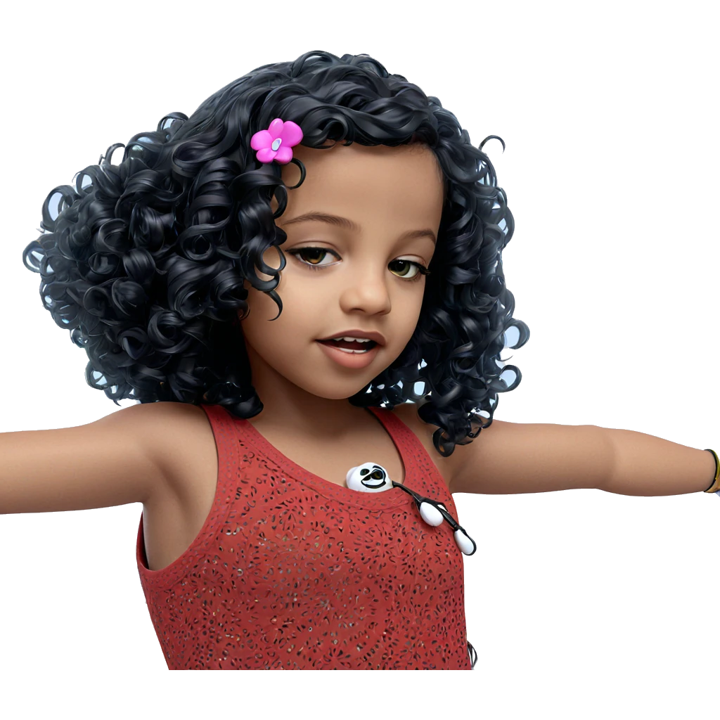 dreamy beauty in black emoji