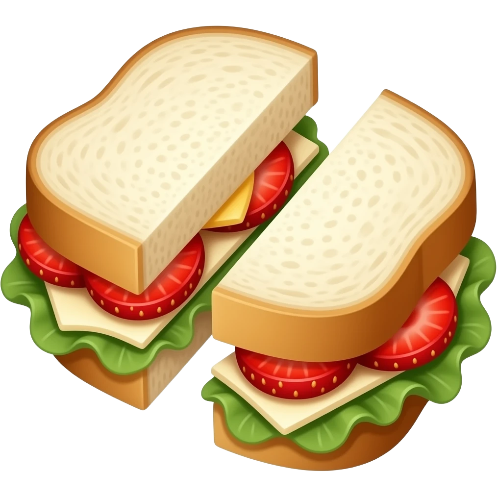 only Strawberry and cream cheese sando Absolutely no cheese or lettuce split in half emoji