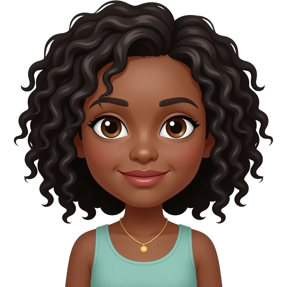 Black girl emoji