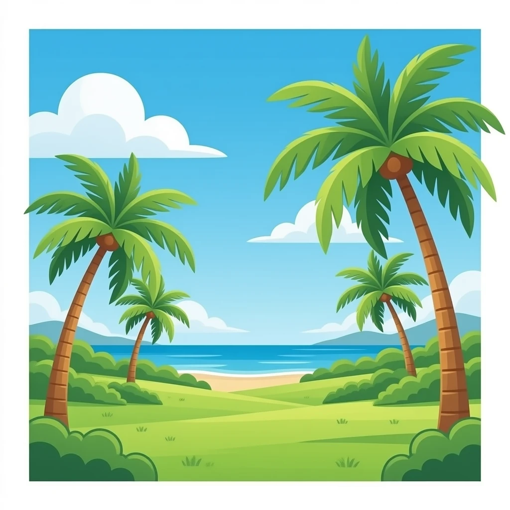 Liebe unter Palmen emoji