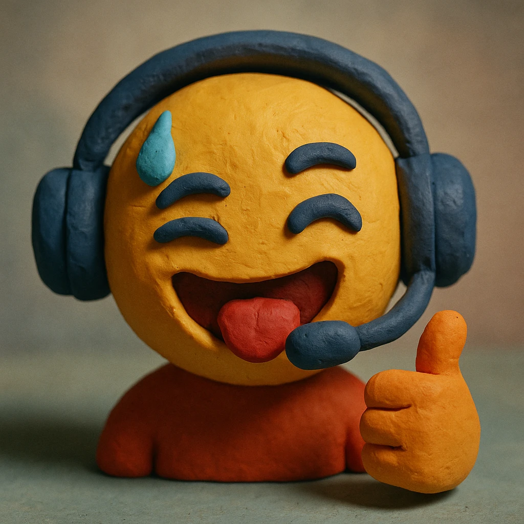 unique gaming emote, playful, 3D look, visible texture emoji