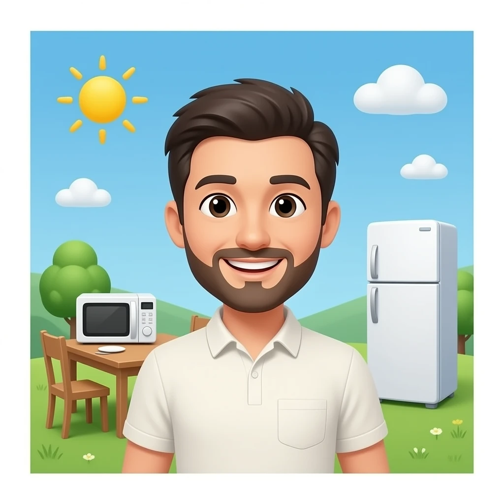 dining room cute clean smiley emoji smiley cute microwave fridge emoji