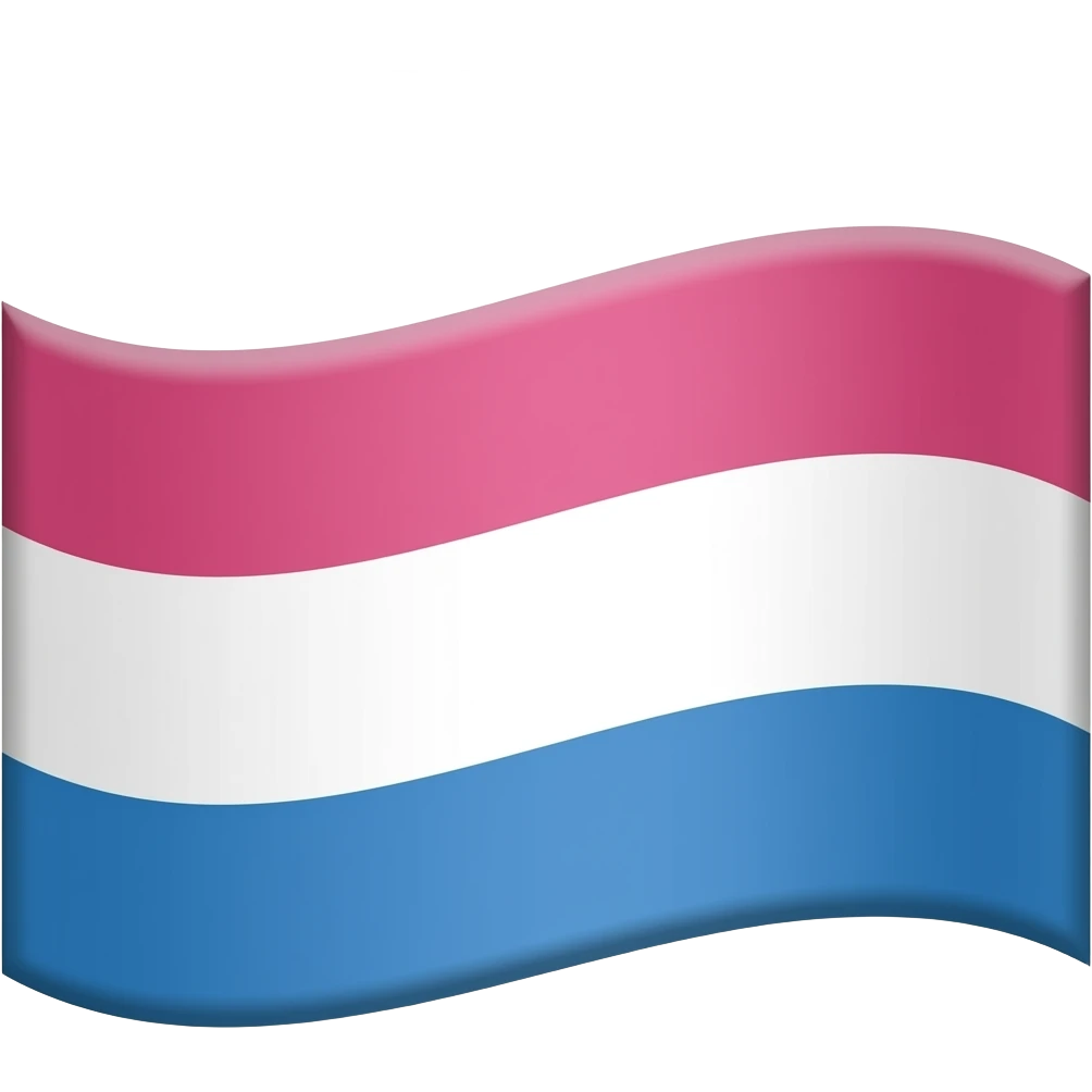 flag pink white blue emoji