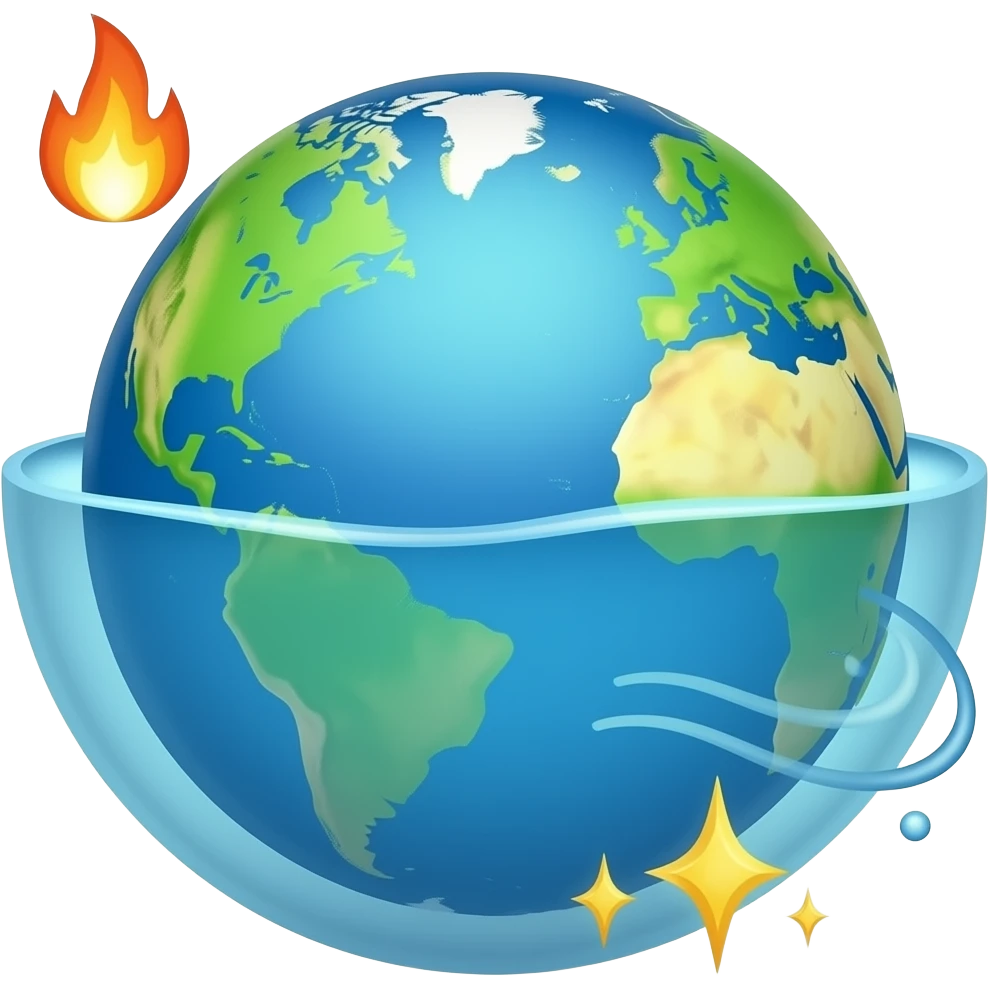 🌍💧🔥🌬️✨ Make one emoji using this emoji