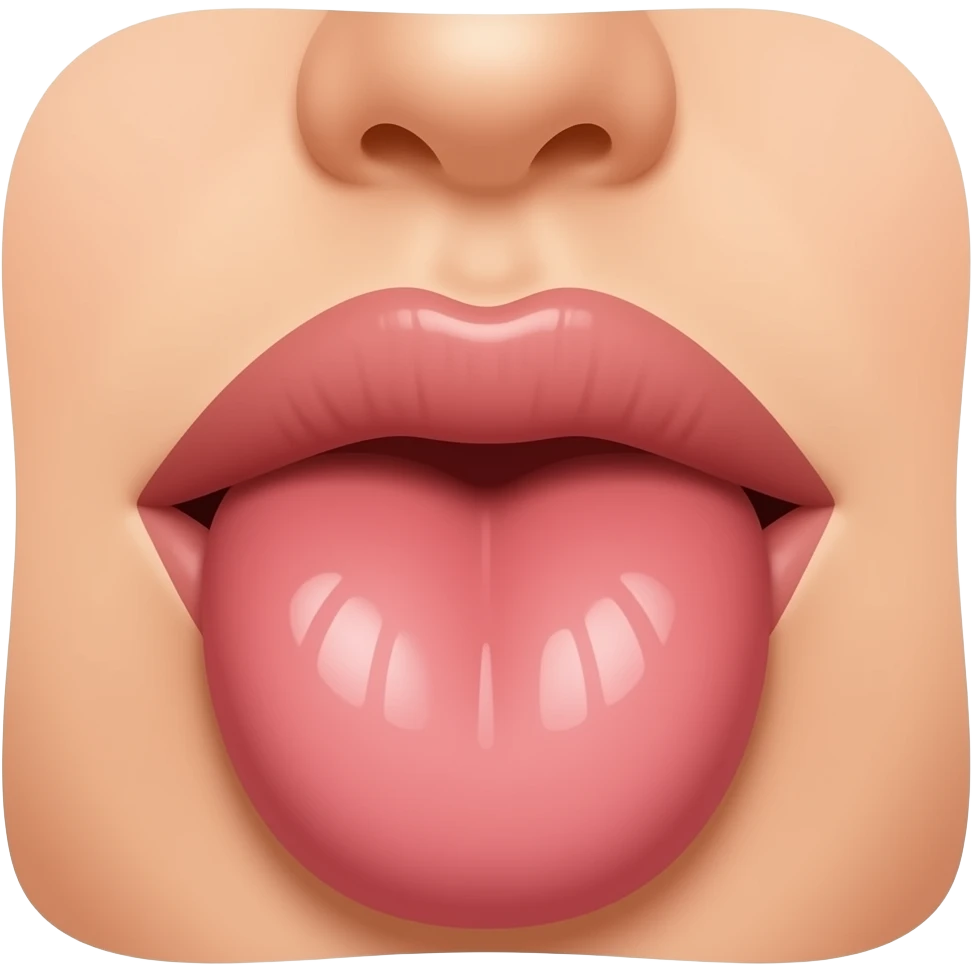 A tung licking a vagina emoji