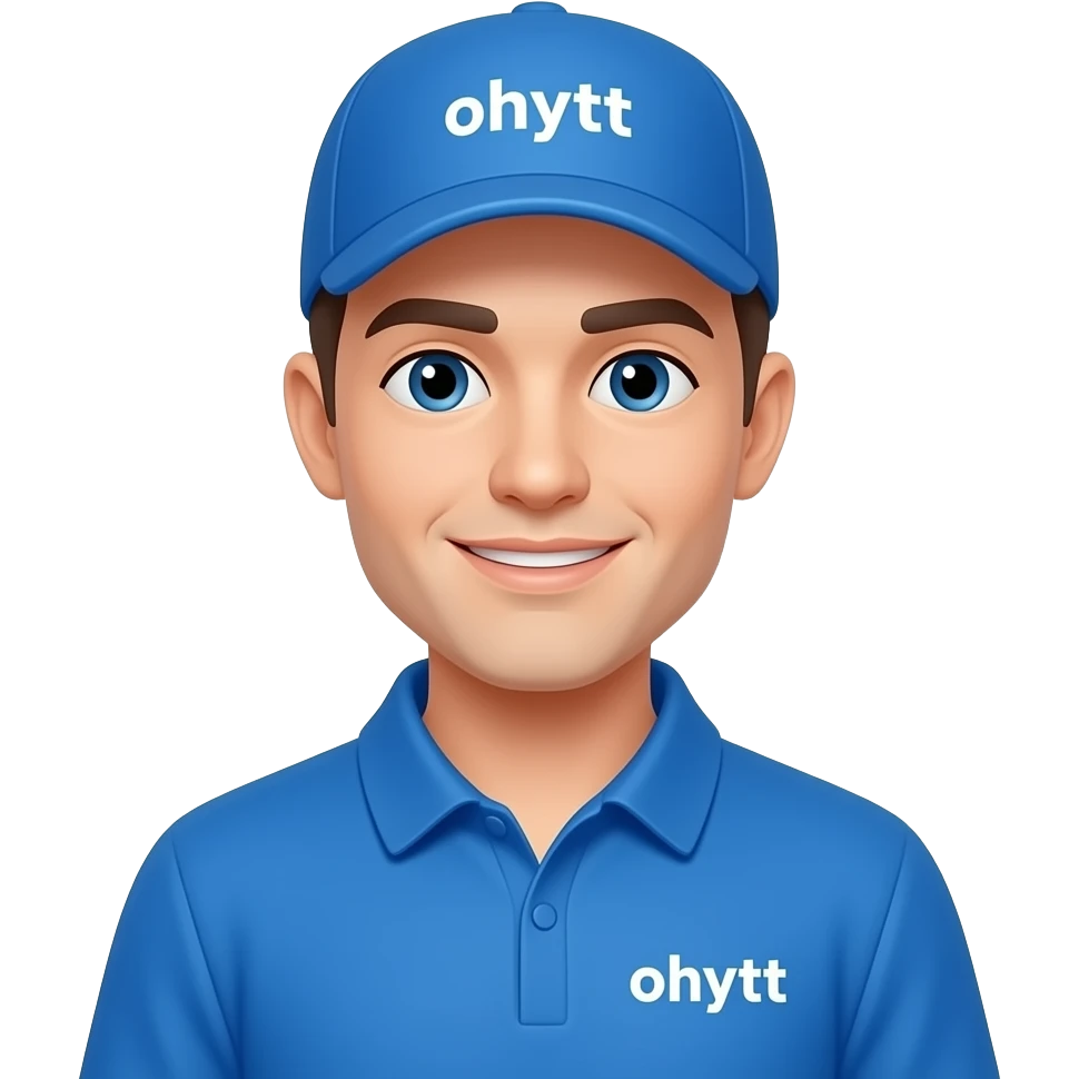 Yoltt delivery person in blue colour emoji
