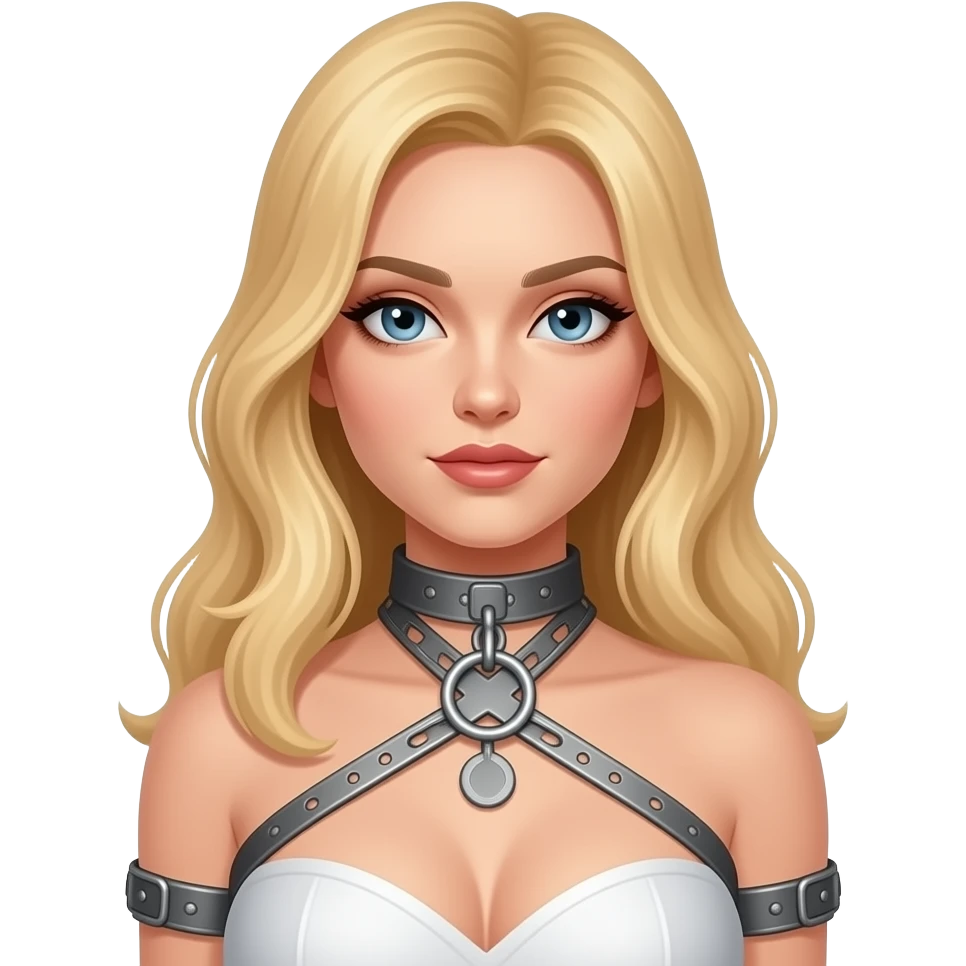 Submissive blond Female sex slave emoji