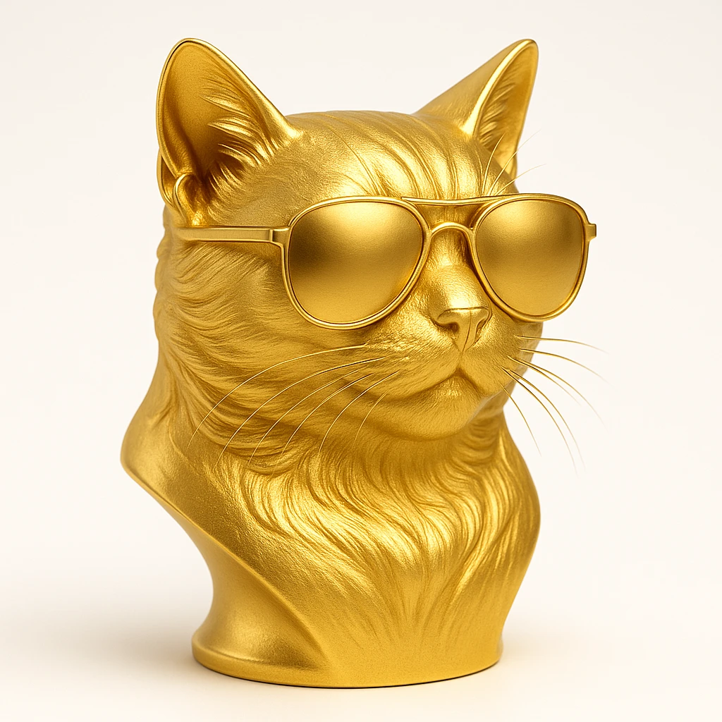 Cat wearing sunglasses emoji