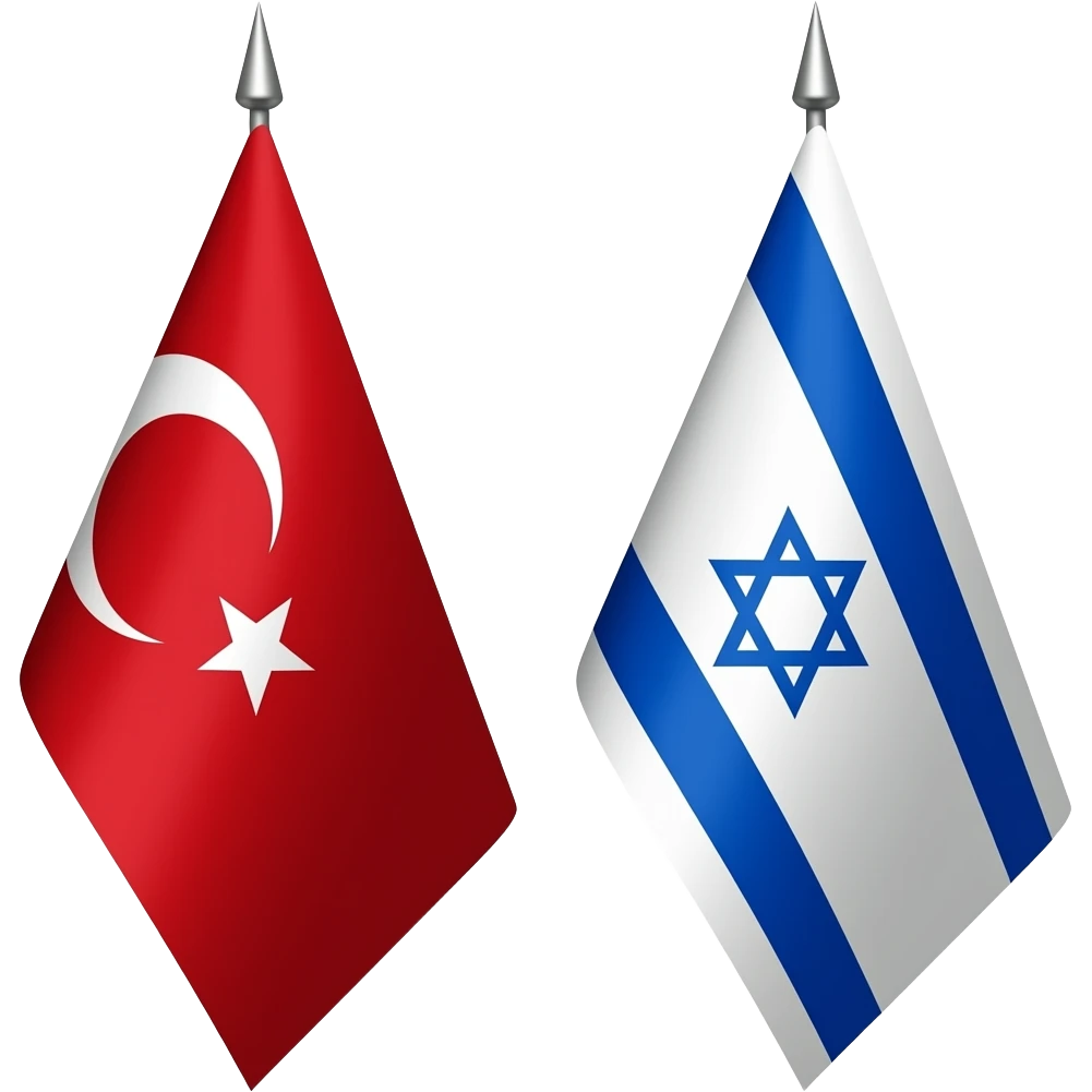 Osmanlı bayrağı israil bayrağını emoji
