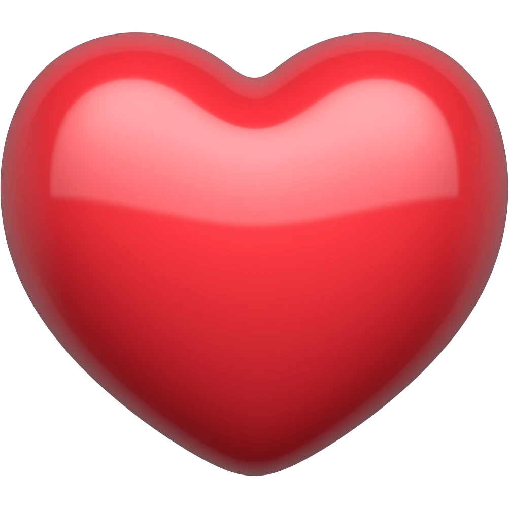 입체 하트 emoji