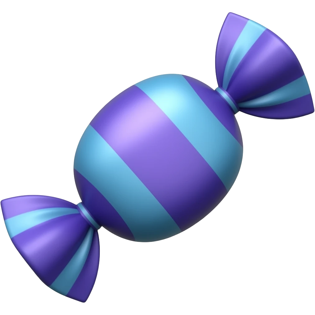 candy purple blue! emoji