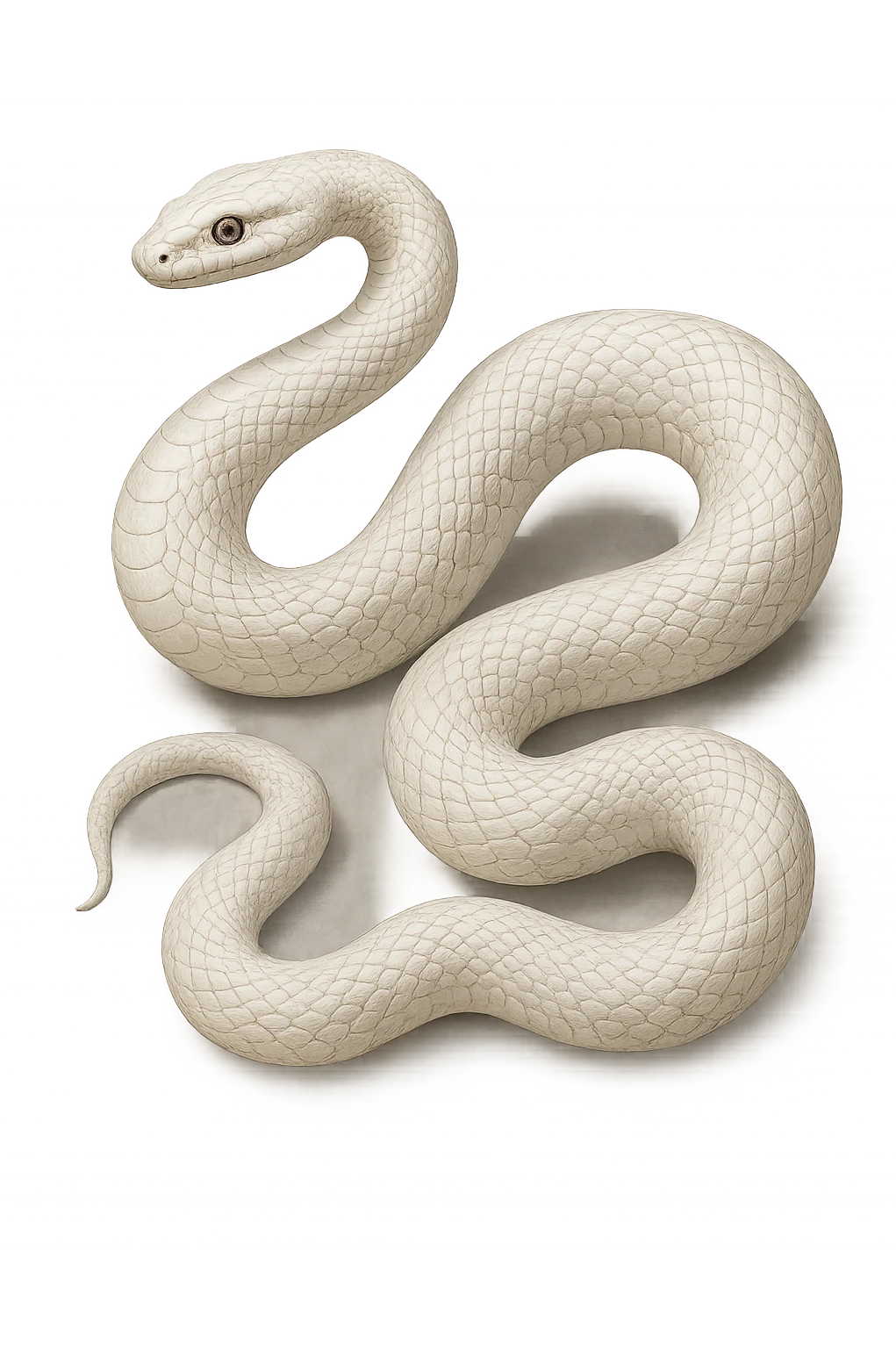 white snake, elegant, masterpiece, on transparent background emoji