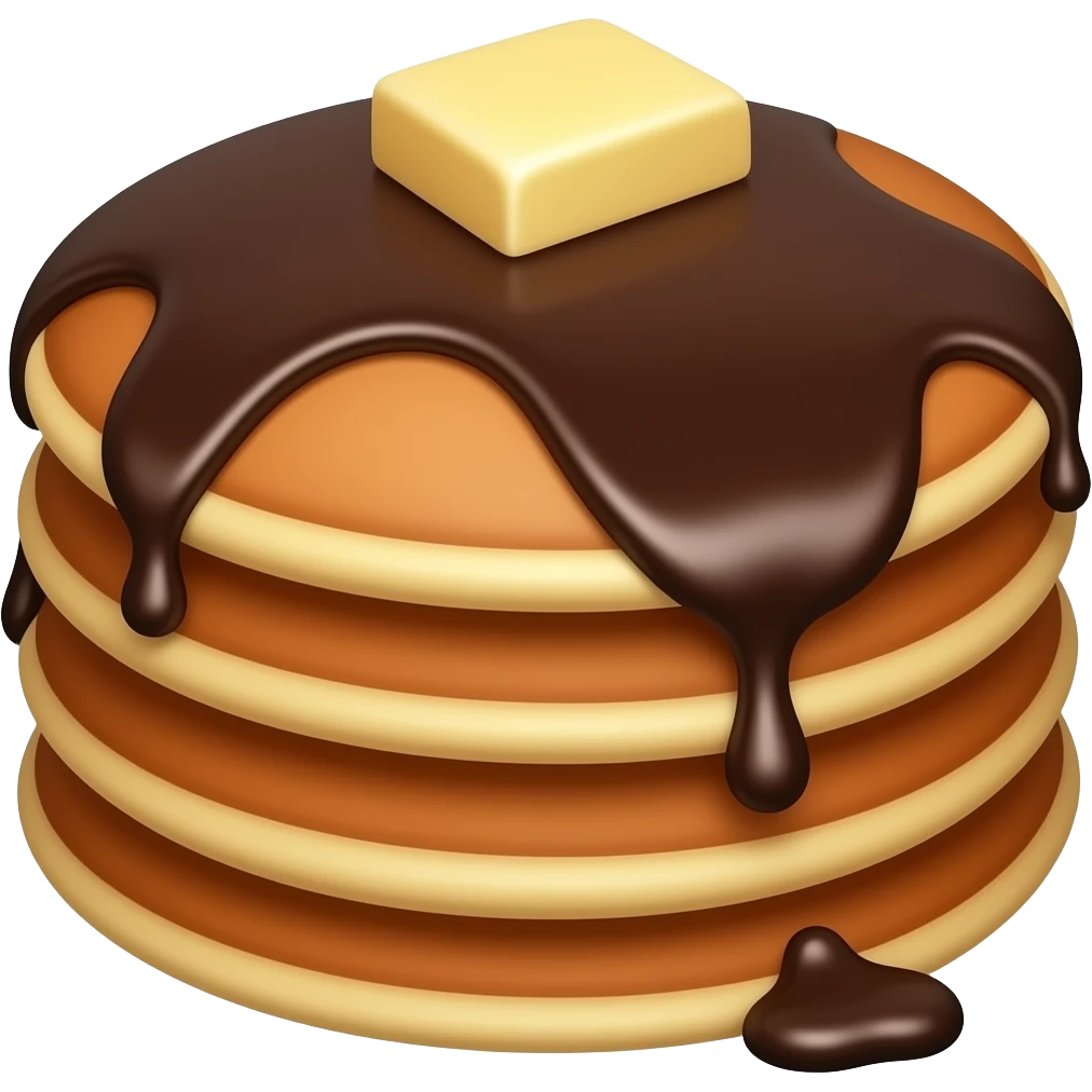 Chocolate Pancakes emoji