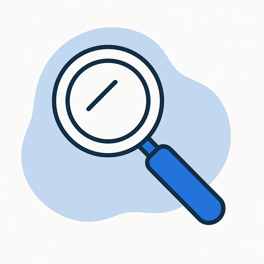 magnifying glass emoji