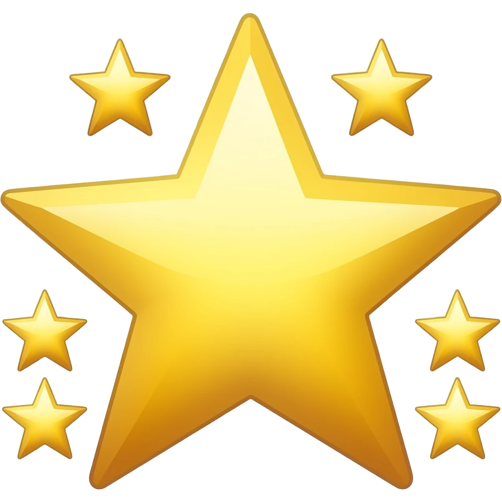 ama yıldızlarla emoji