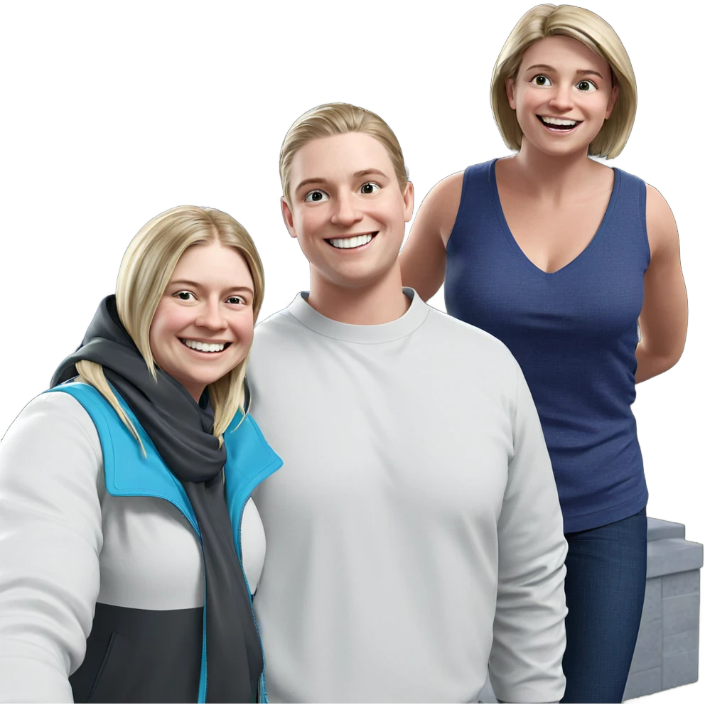 joyful moment with friends emoji