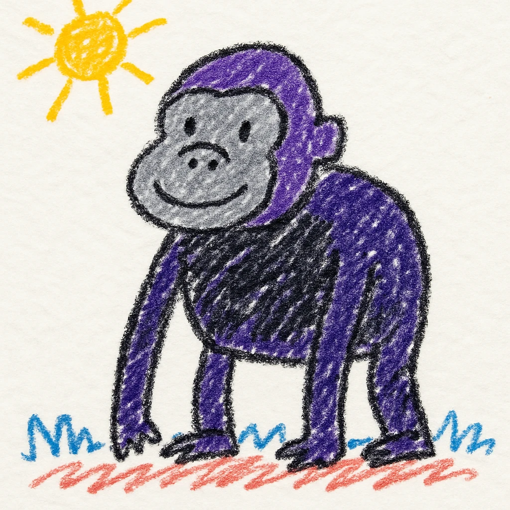 Gorilla emoji