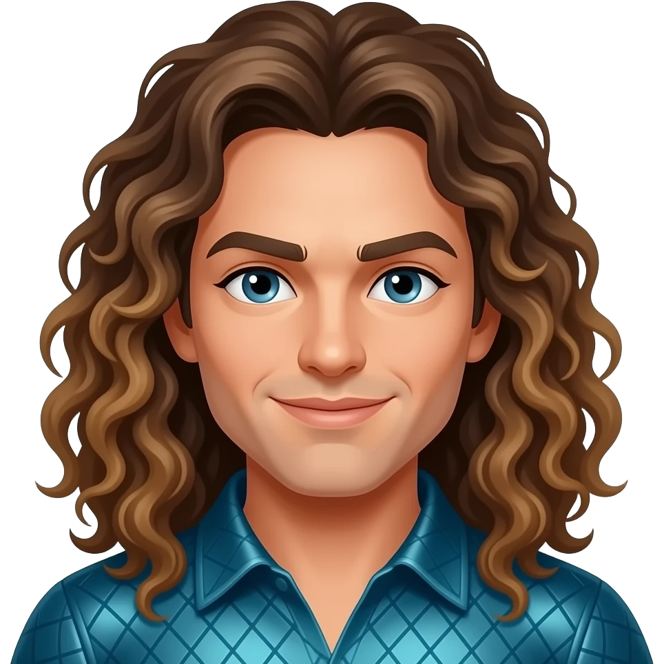 Curly head aquaman emoji