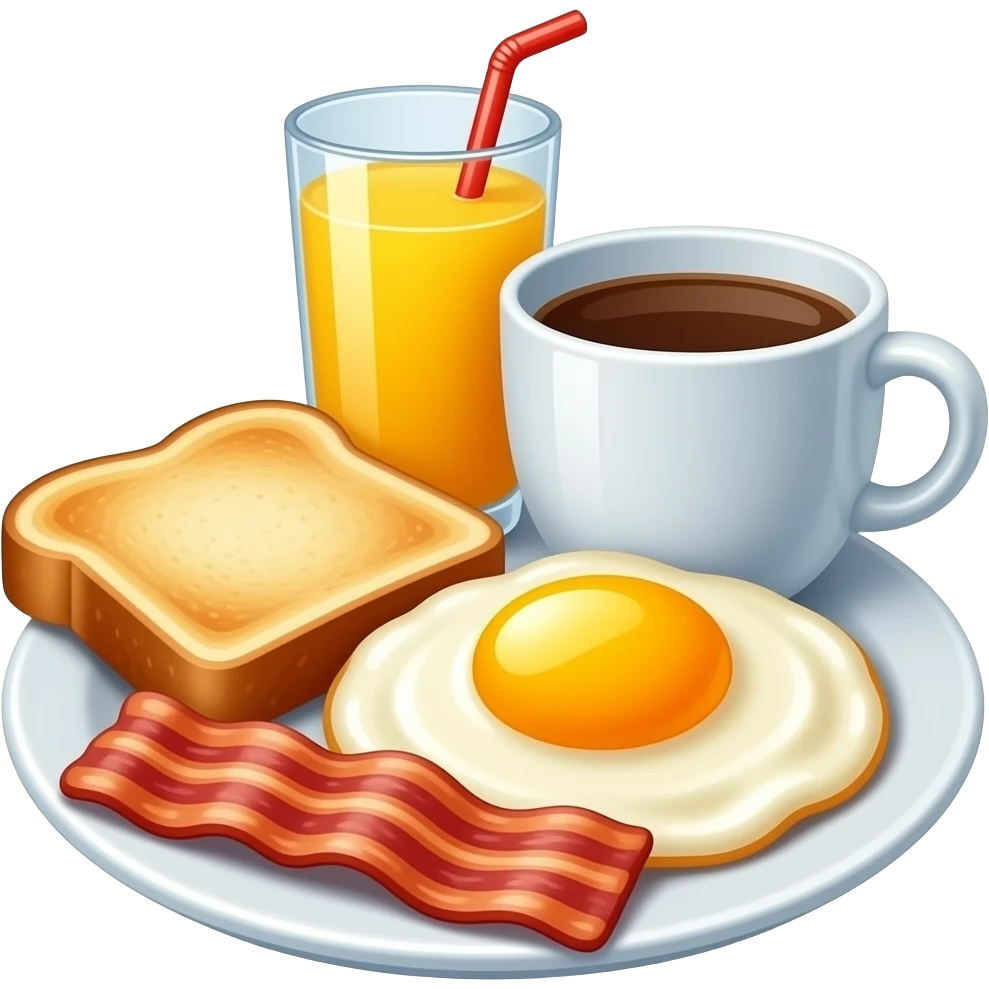 delicious breakfast emoji