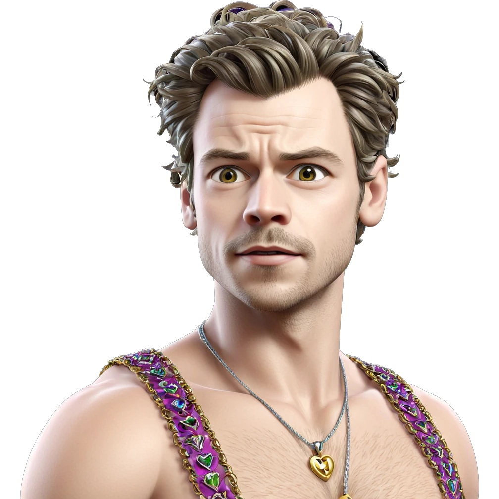 heartfelt male with jewelry emoji