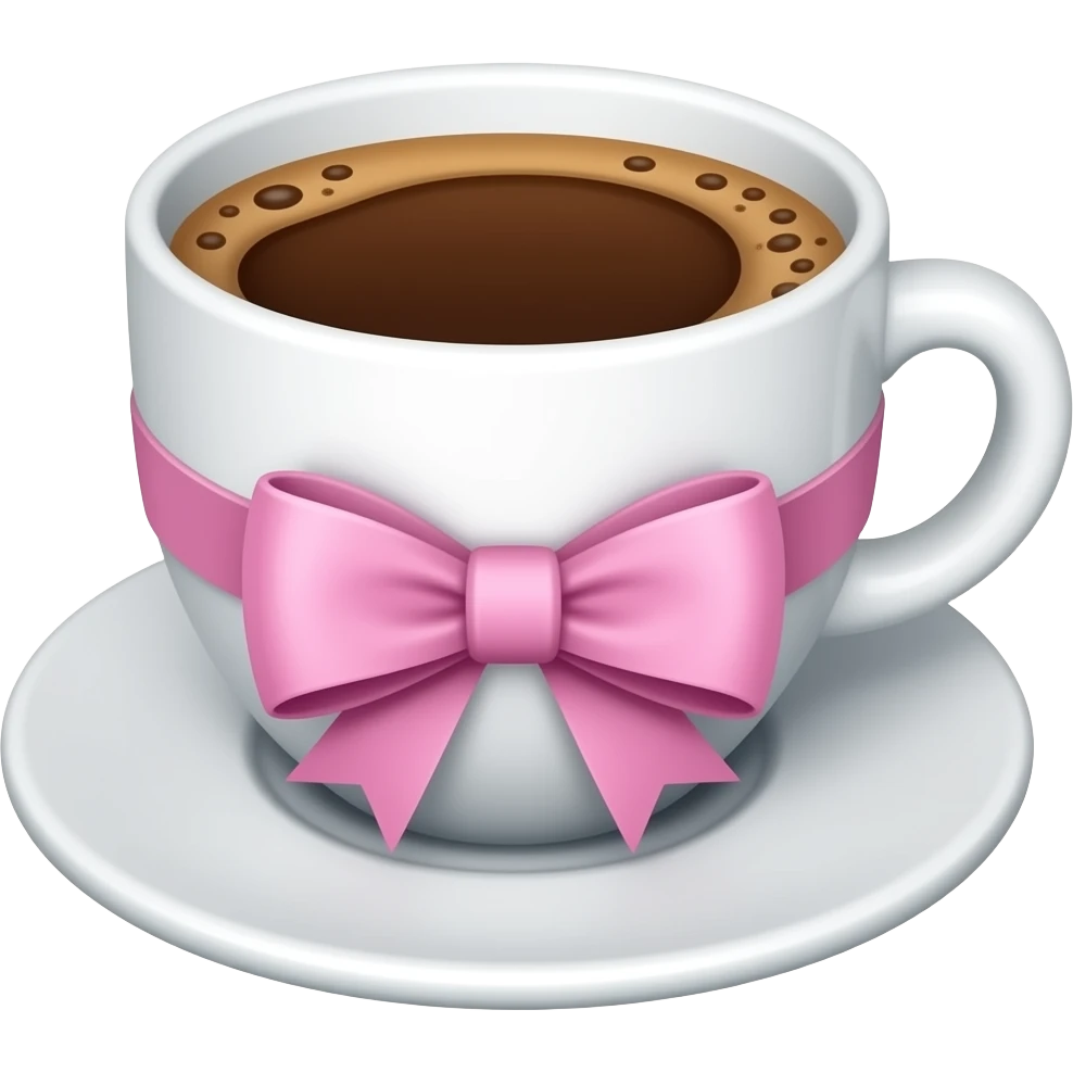 ☕🎀 emoji