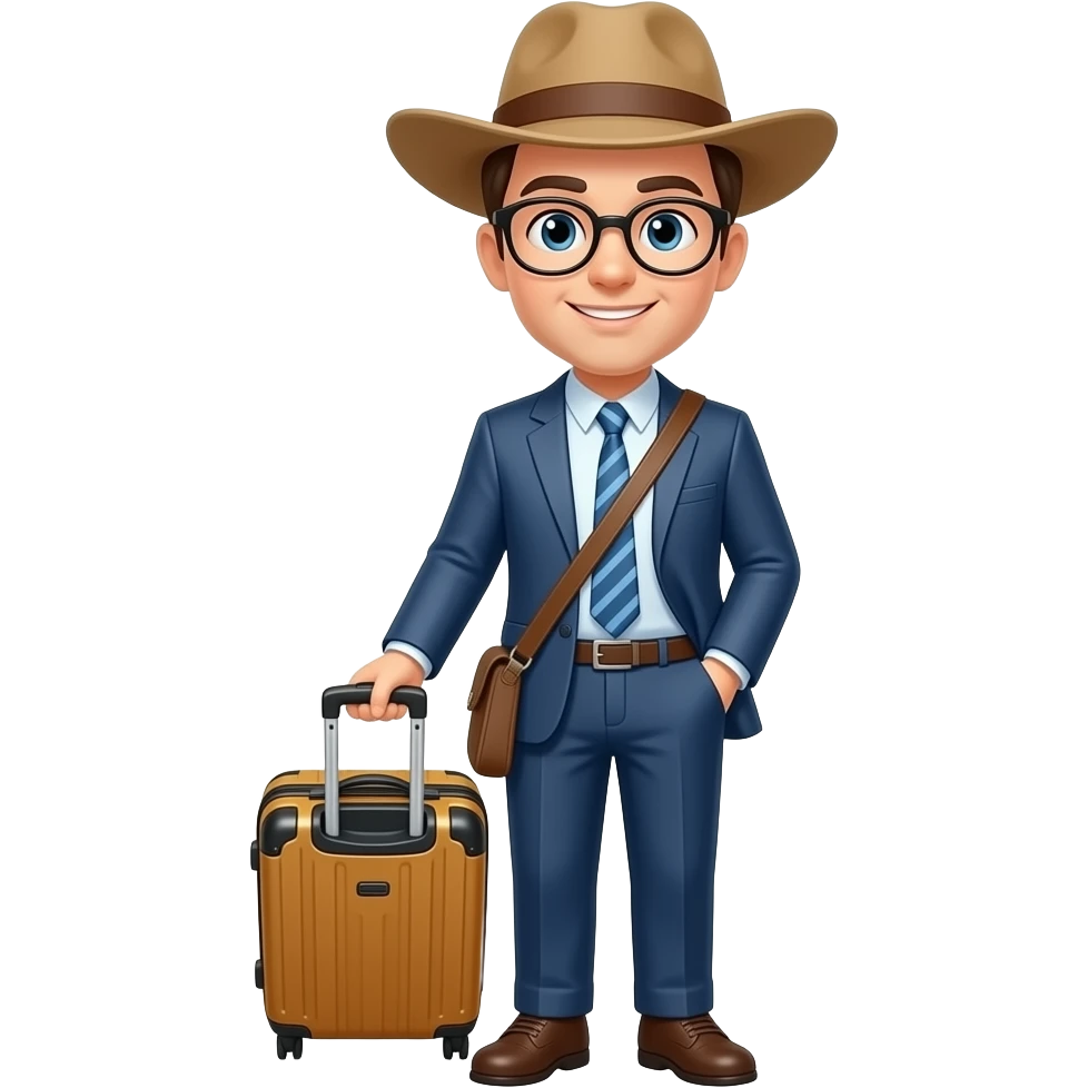 gast mit koffer emoji