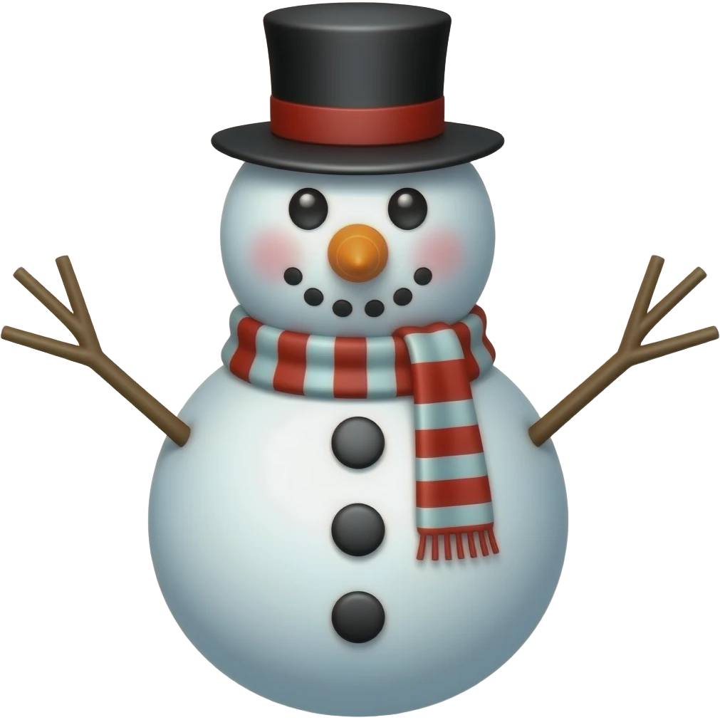 snow man emoji