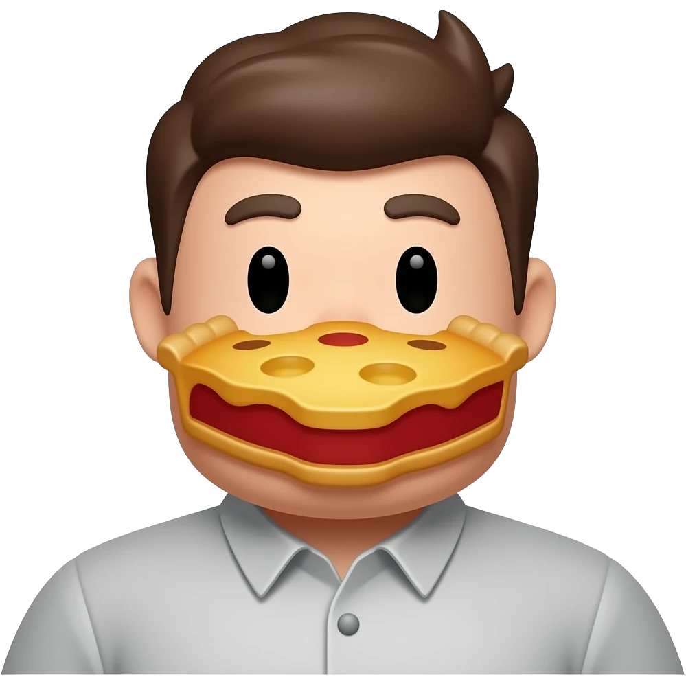 Roblox Noob levando torta na cara emoji
