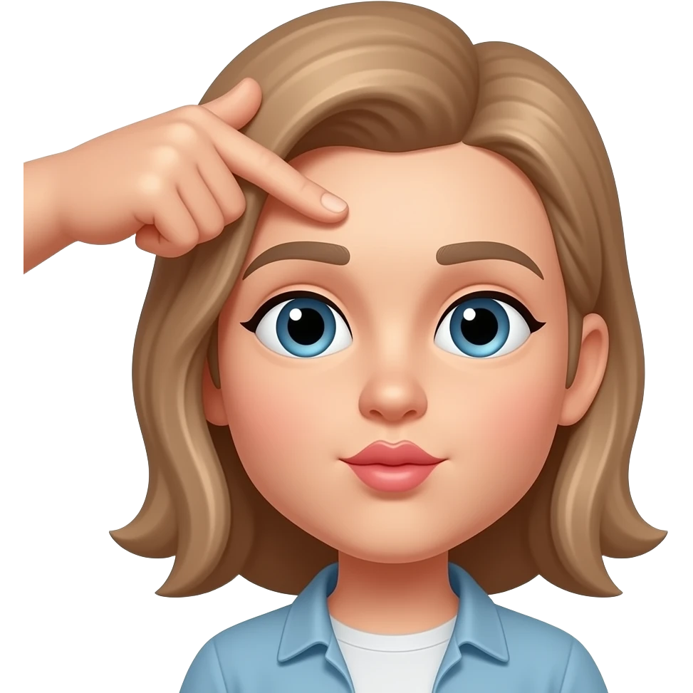 kiss for forehead emoji