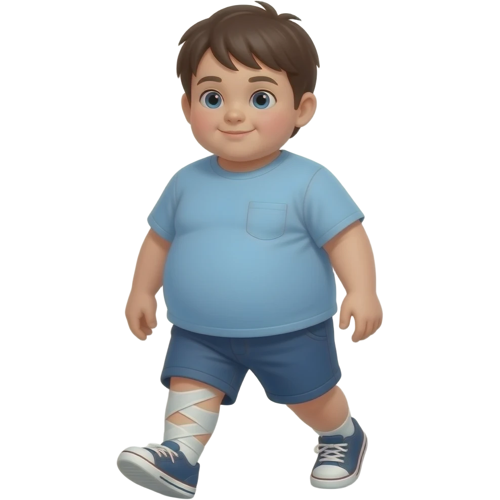 EN SU CAMISA PONE WILL. ESTA MUUUUUUUUUY TRISE. HAZME A UN NIÑO TAN SUMAMENTE GORDO QUE AL CAMINAR SE HA ROTO LA PIERNA emoji