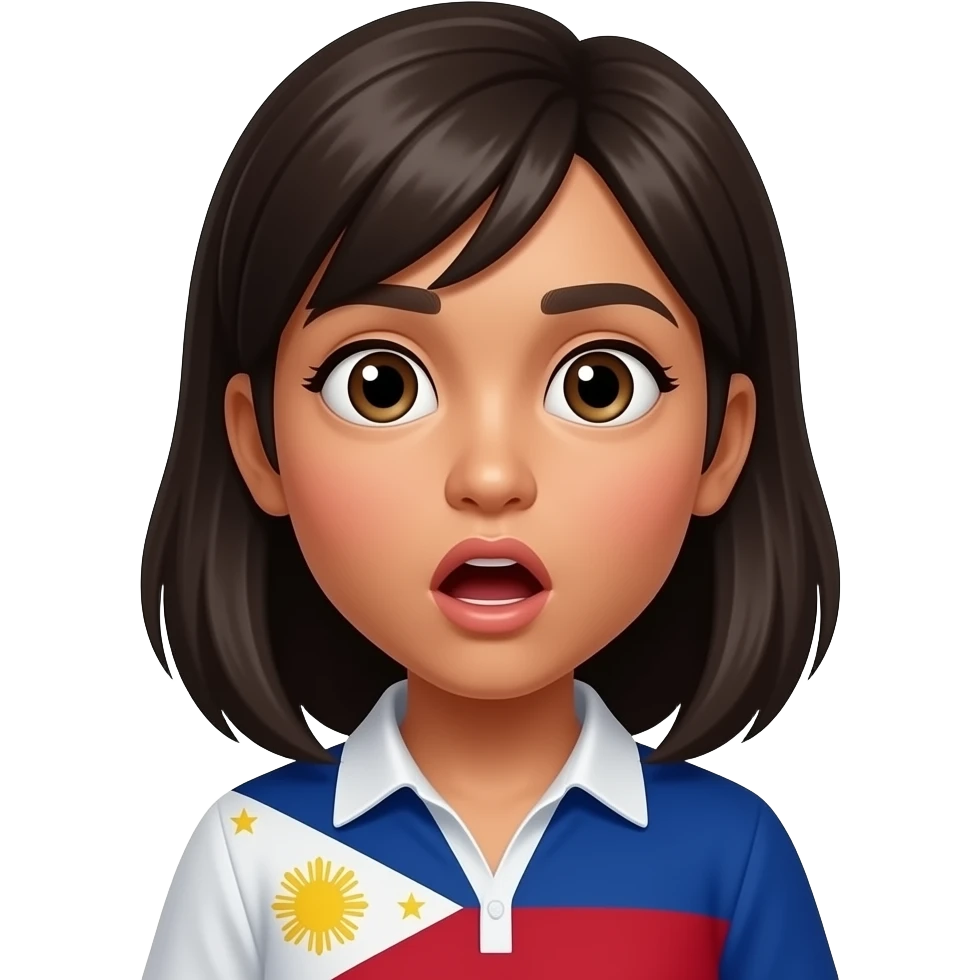 shocked Filipina emoji