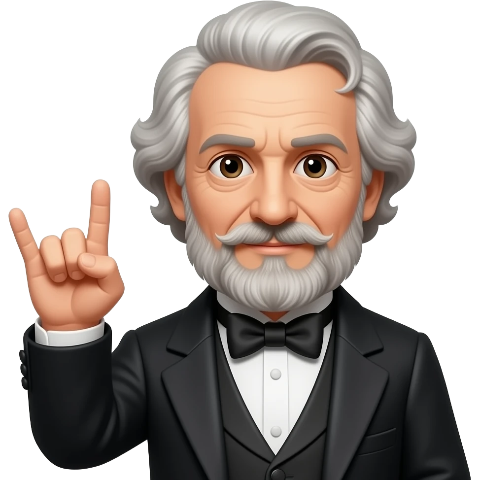 Giuseppe verdi with 🤘 emoji