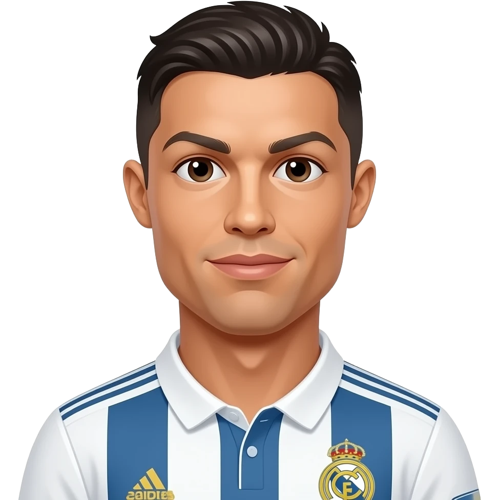Cristiano Ronaldo doing the sui emoji