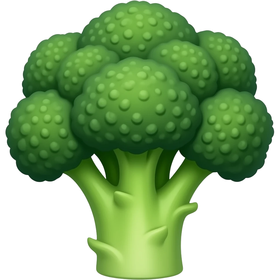 a more realistic brocoli emoji